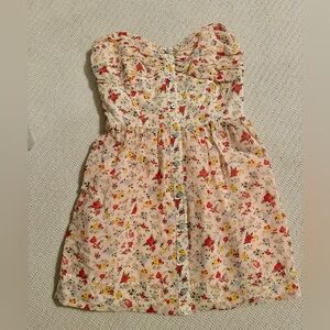 BCBGeneration M strapless floral mini dress lined